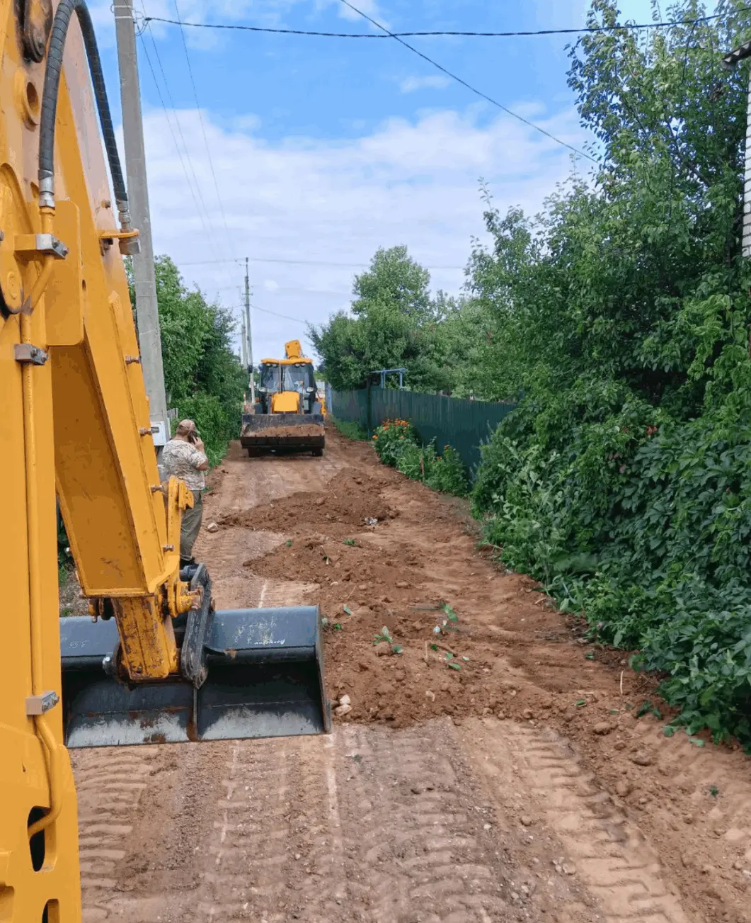 Планировка дороги в Сергиев Посаде